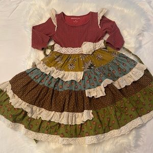 Mustard Pie fall twirl dress size 4